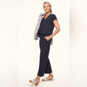 CAbi #6579 Navy Genius Jumpsuit - Medium